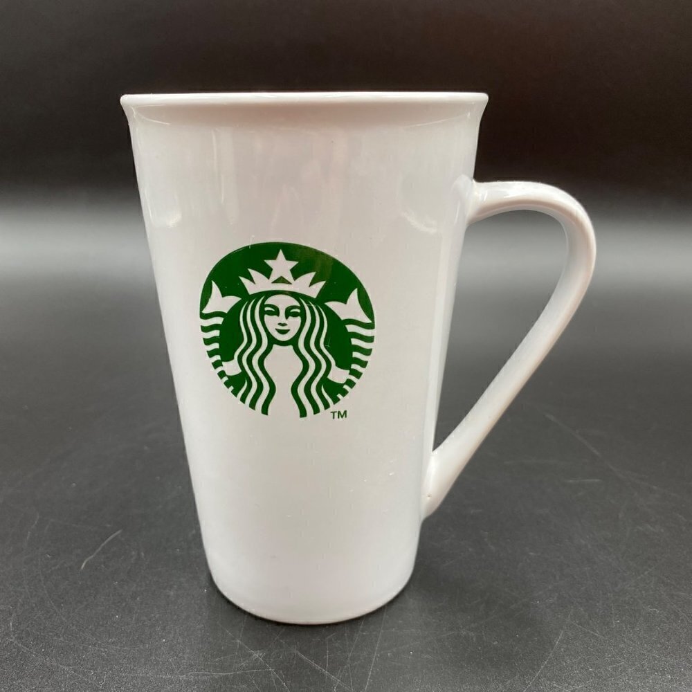 Starbucks 17.8oz Coffee Cup 2014 Green/White